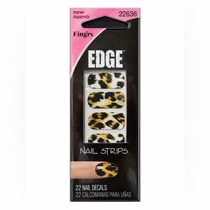 Fing'rs Edge Leopard Nail Strips Pack of 2